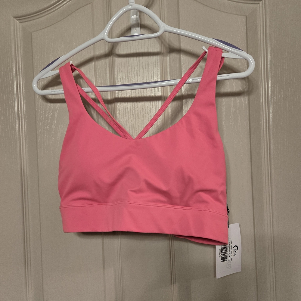 Zyia Light And Tight Sprts Bra In Hot Pink